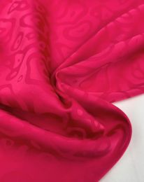 Ткань шелк жаккард d 2/d3/ d 1 малиновый