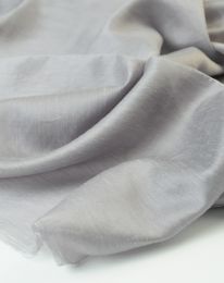 Ткань органза тенсел серый с сиреневым оттенком