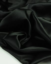 Ткань атлас сатин стретч (22-24) черный