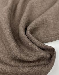 Ткань цея меланж капучино с розовым оттенком