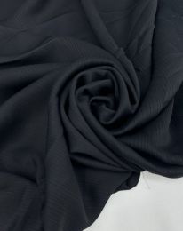 Ткань абая рифленая "Зум" черный