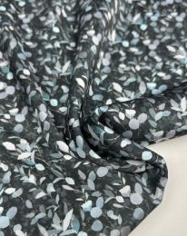 Ткань шелк принт d3 черный