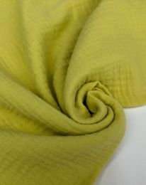 Ткань муслин однотонный сочная олива