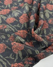 Ткань креп шифон пинт d1 черный