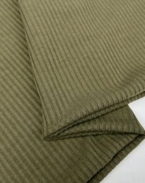 Ткань трикотаж "лапша" d 1 хаки