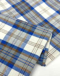 Ткань костюмная клетка d 21 электрик