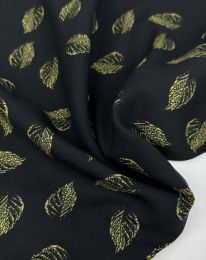 Ткань штапель принт D23 желтый