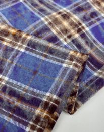 Ткань клетка костюмная d 10 сиреневый