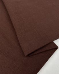 Ткань хлопок "Крапива" шоколадный