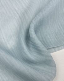 Ткань органза принт d1 голубой