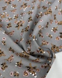 Ткань штапель принт D28 серый
