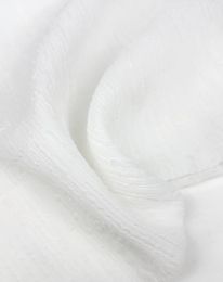 Ткань органза крэш d2 светлое молоко