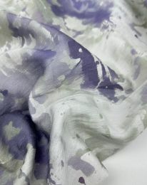 Ткань бохо принт "Вероника" D15 лиловый