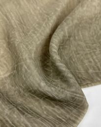 Ткань органза принт d1 хаки