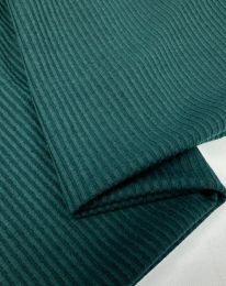 Ткань трикотаж "лапша" d 1 тёмно-зелёный